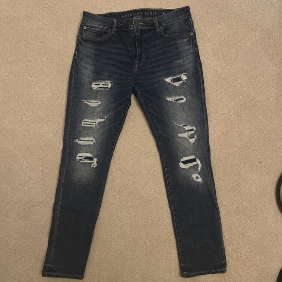 American Eagle Outfitters Other - American Eagle Next Level Stretch Jeans Distressed Slim Jeans Men’s 36x32.